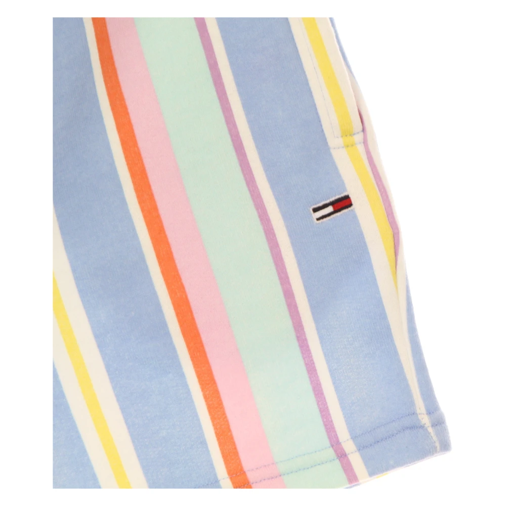 Tommy Hilfiger Pastel Mixed Stripe Sweat Shorts Multicolor Heren