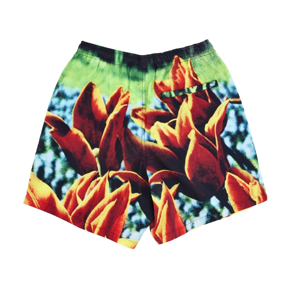 Obey Bloemenprint Heren Shorts Oranje Multicolor Heren