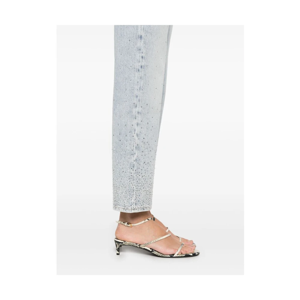 7 For All Mankind Lichtblauwe Klassieke Vijf Zakken Jeans Blue Dames
