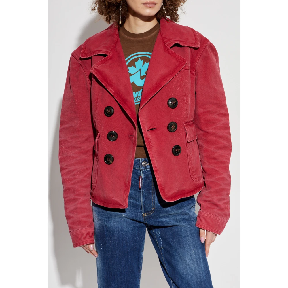 Dsquared2 Denim jas Red Dames