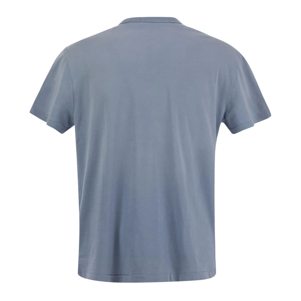 Ralph Lauren Klassieke Fit Polo T-Shirt met Grafische Print Blue Heren