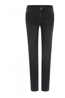 Svart Sliten Skinny Jeans