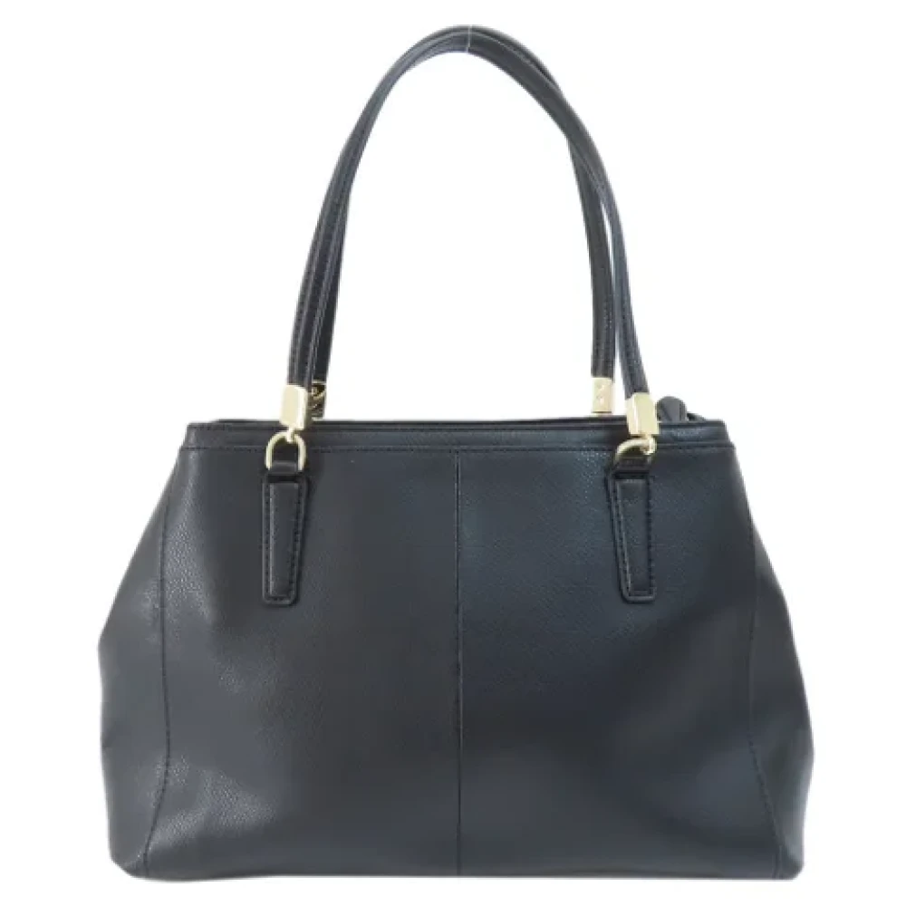 Coach Pre-owned Leather handbags Black Dames