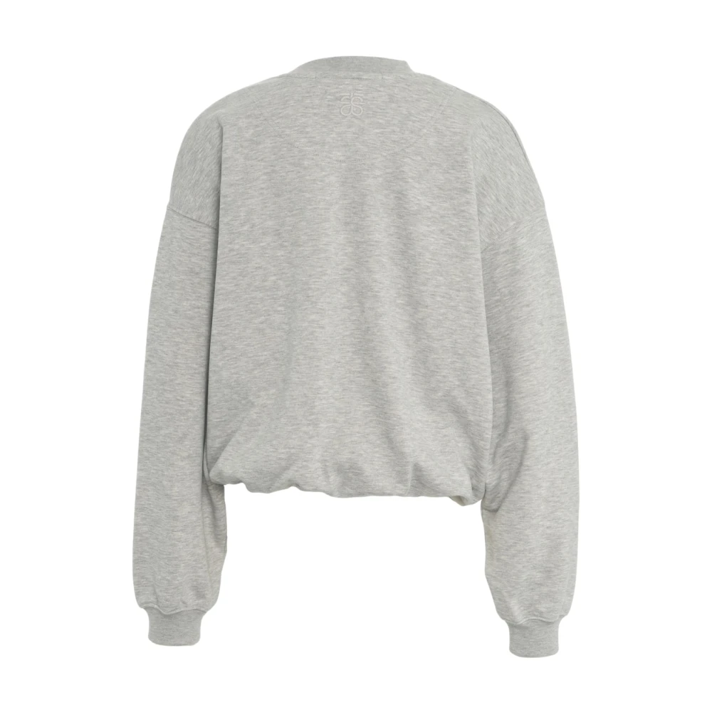 Second Female Grijze Ballon Sweatshirt Casual Mode Second Dames Gray Dames
