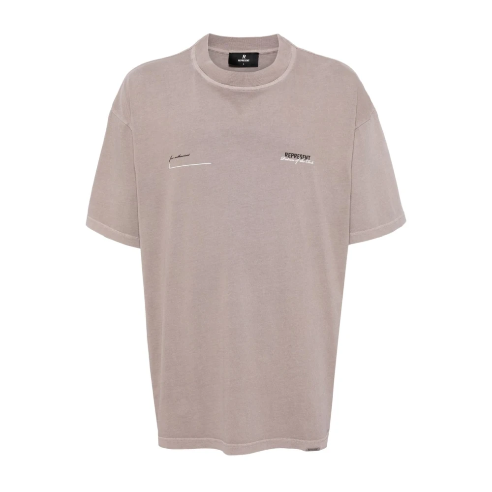Represent T-shirt Gray Heren