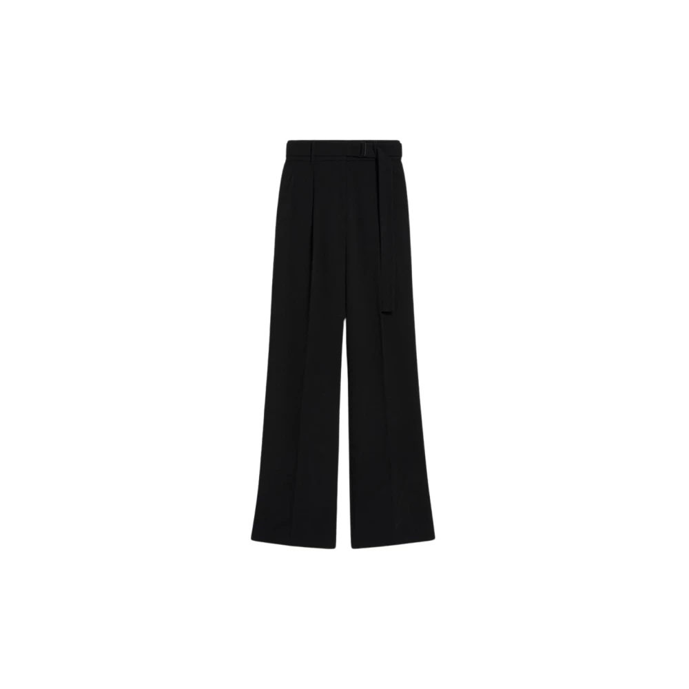 Max Mara Katoenen Broek Black Dames