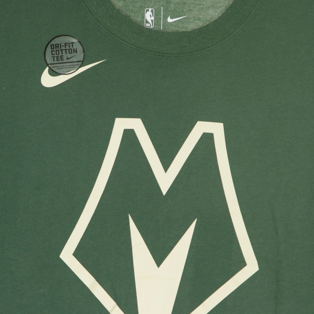 Nike City Edition Logo T-shirt Green Heren