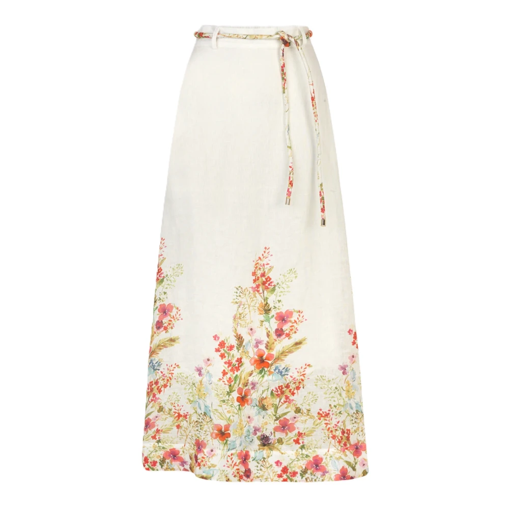 Dea Kudibal Maxi Lengte Linnen Riem Jurk Multicolor Dames