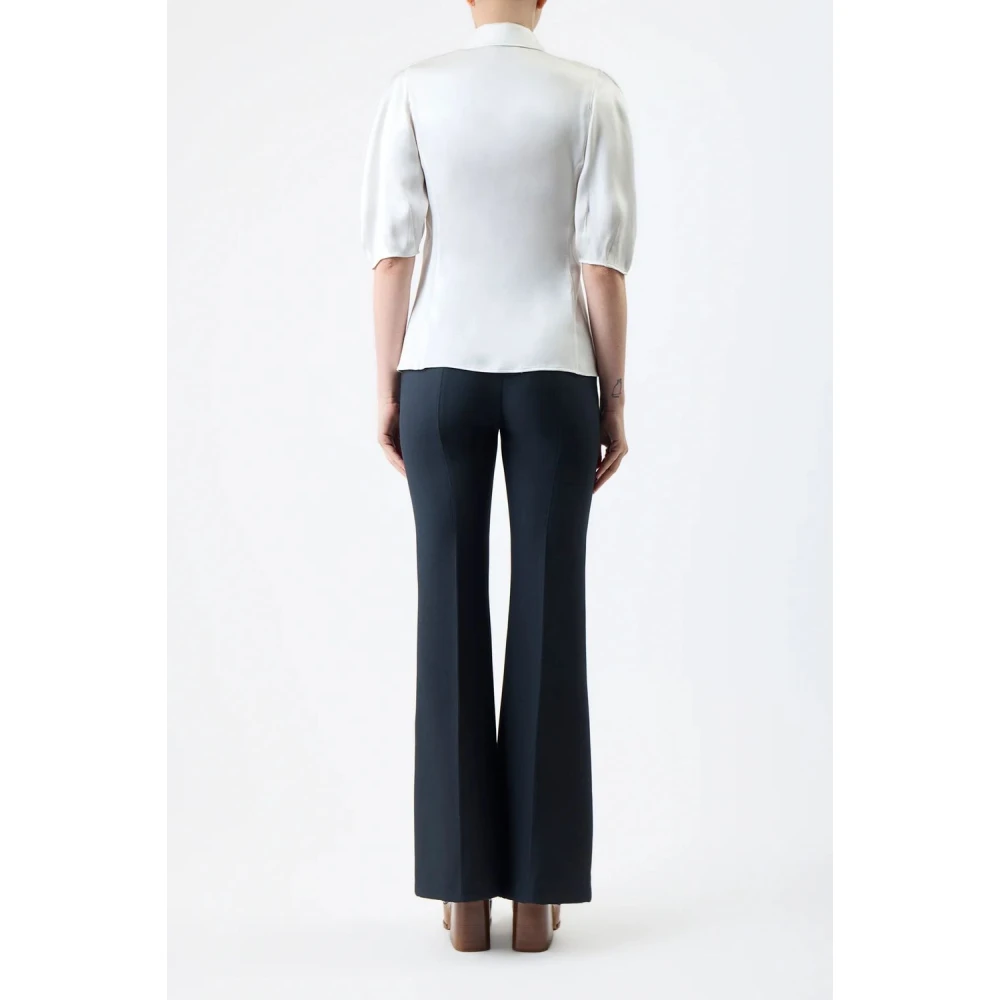 Gabriela Hearst Dubbele Satijnen Top Beige Dames