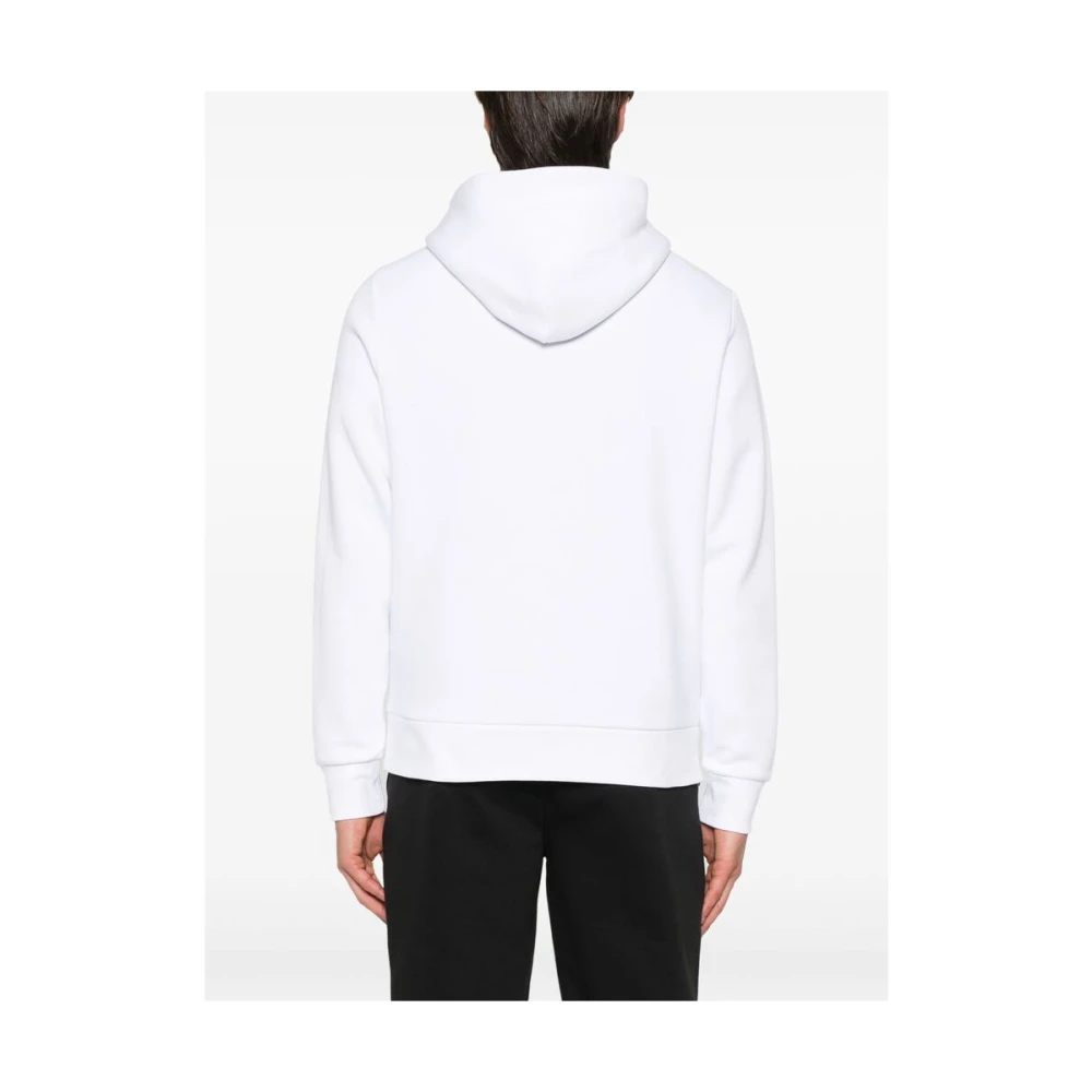 Calvin Klein Witte Klassieke Hoodie White Heren