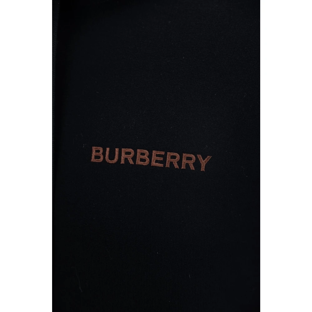 Burberry Heren hoodie met trekkoord Black Heren