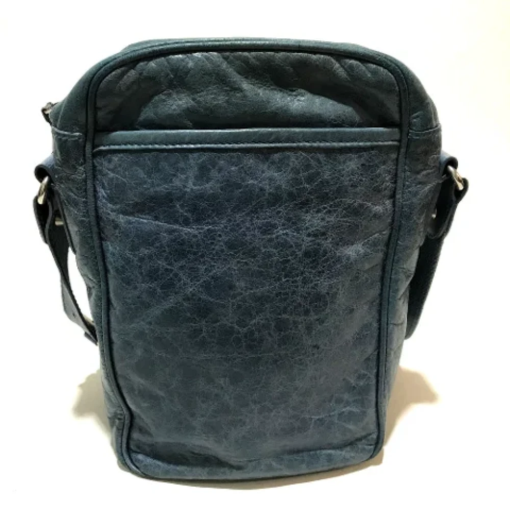 Balenciaga Vintage Pre-owned Leather balenciaga-bags Blue Dames