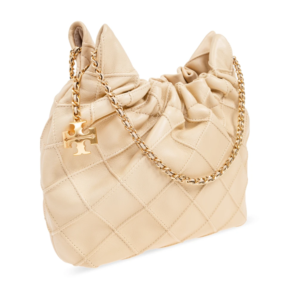 TORY BURCH Tas Fleming Mini Beige Dames