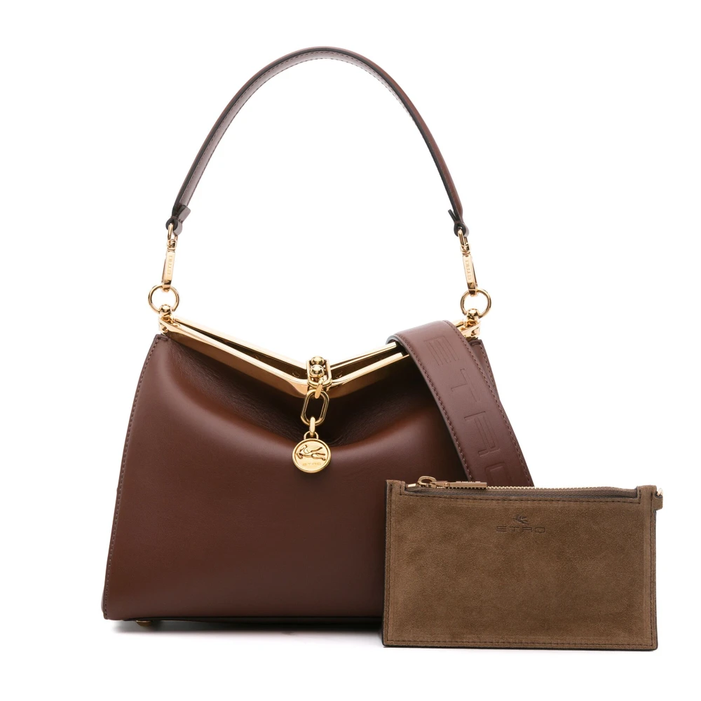 ETRO Stijlvolle Schoudertas Vela Brown Dames