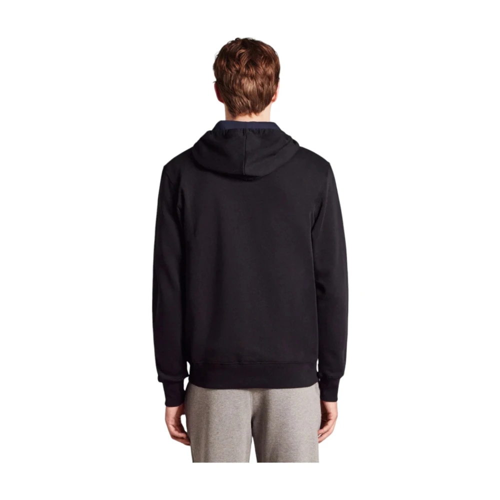 Paul Smith Biologisch Katoen Zebra Logo Hoodie Black Heren