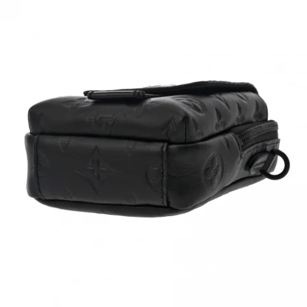 Louis Vuitton Vintage Pre-owned Leather shoulder-bags Black Dames