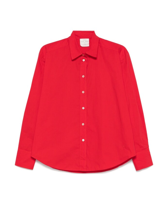 rood-button-up-overhemd-met-plooidetail