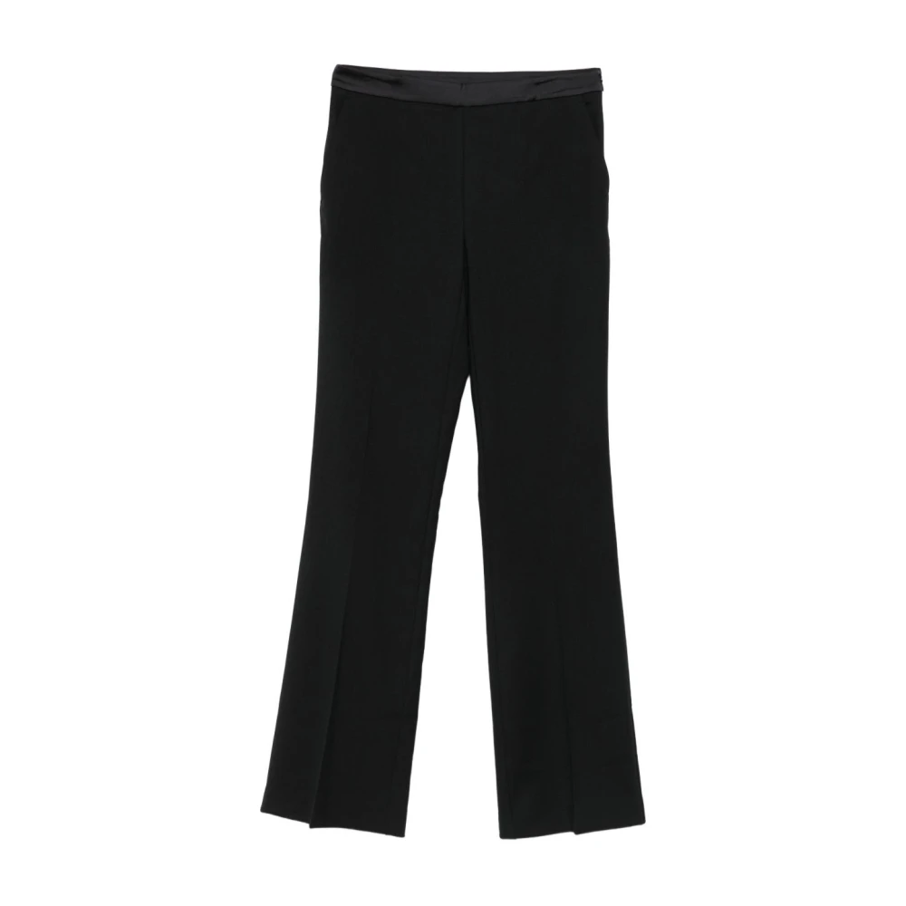 Twinset Women's Black Wide Trousers