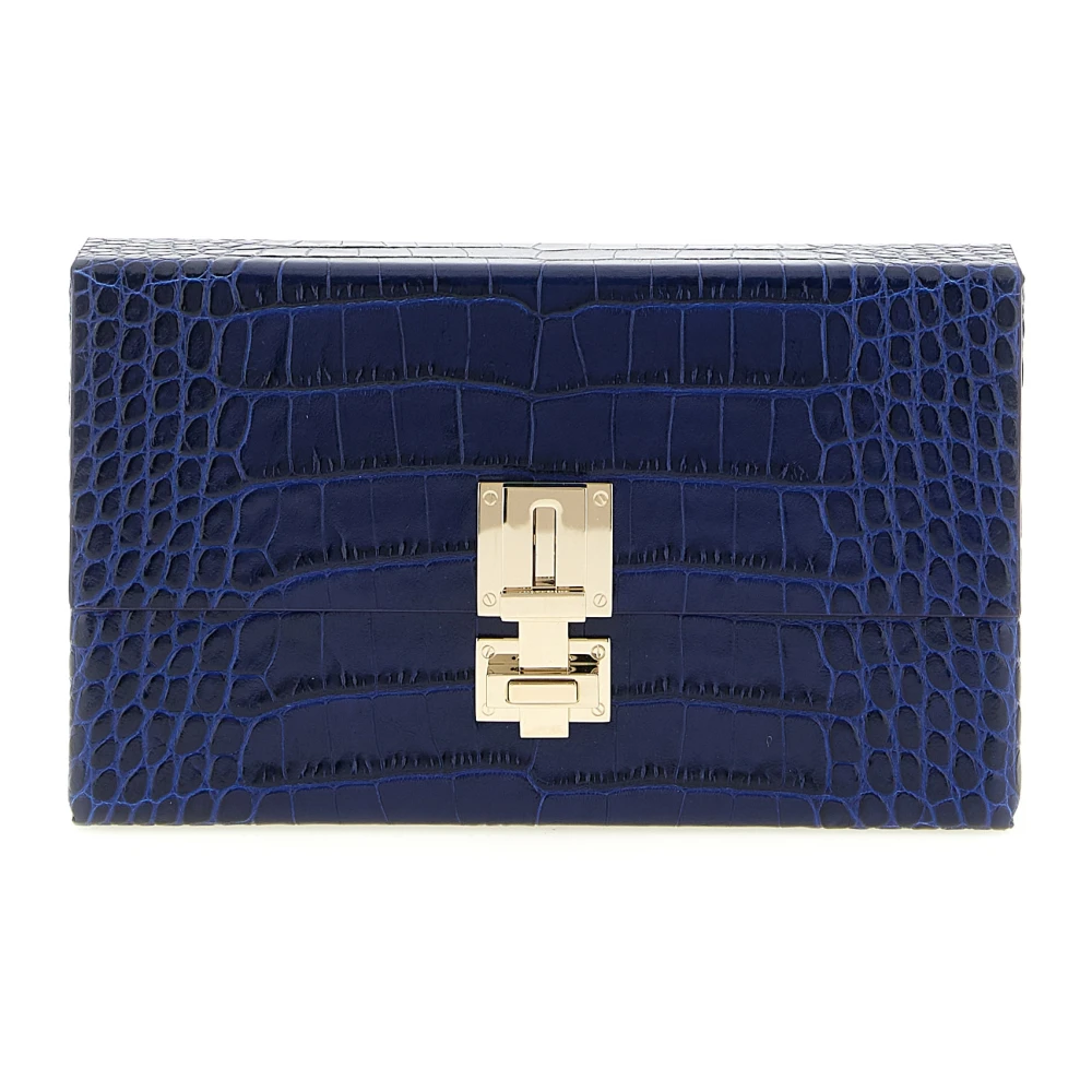 Tom Ford Women's Blue Croco Clutch - Clutches - One Size - Bags
