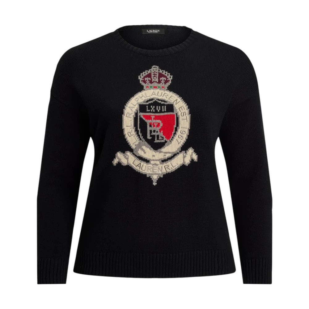Ralph Lauren Rondgebreide trui Black Dames