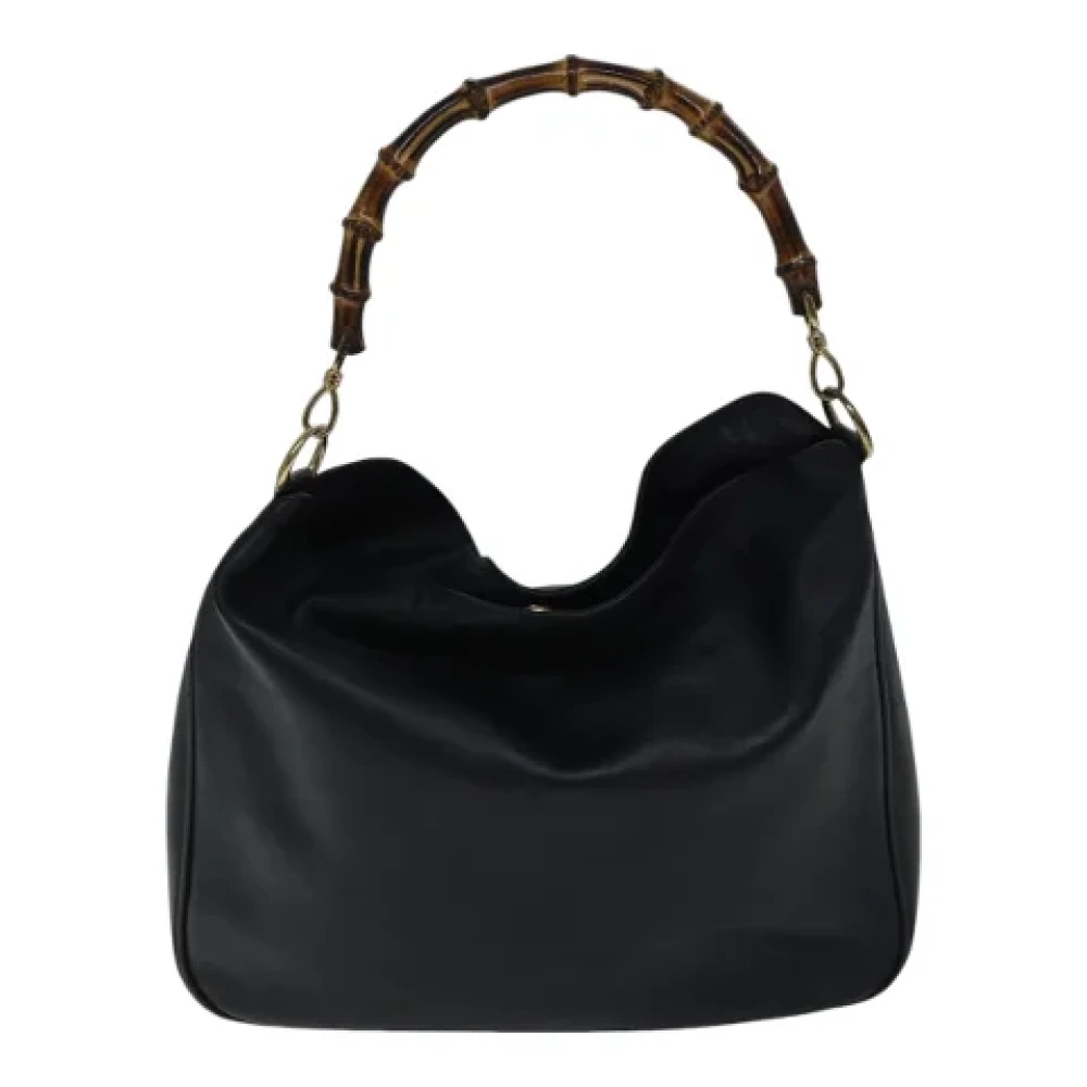 Gucci Vintage Pre-owned Leather handbags Black Dames