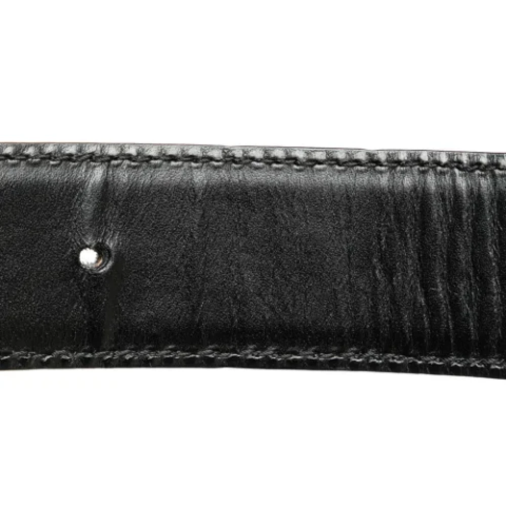 Gucci Vintage Pre-owned Leather belts Black Dames