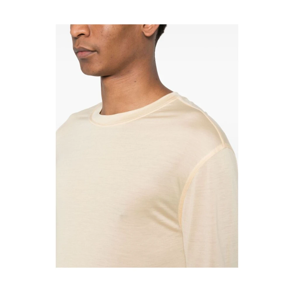 Lemaire Round-neck Knitwear Yellow Dames