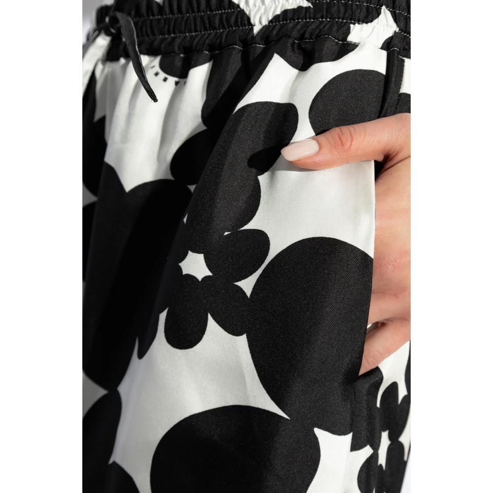 Marni Zijden broek White Dames