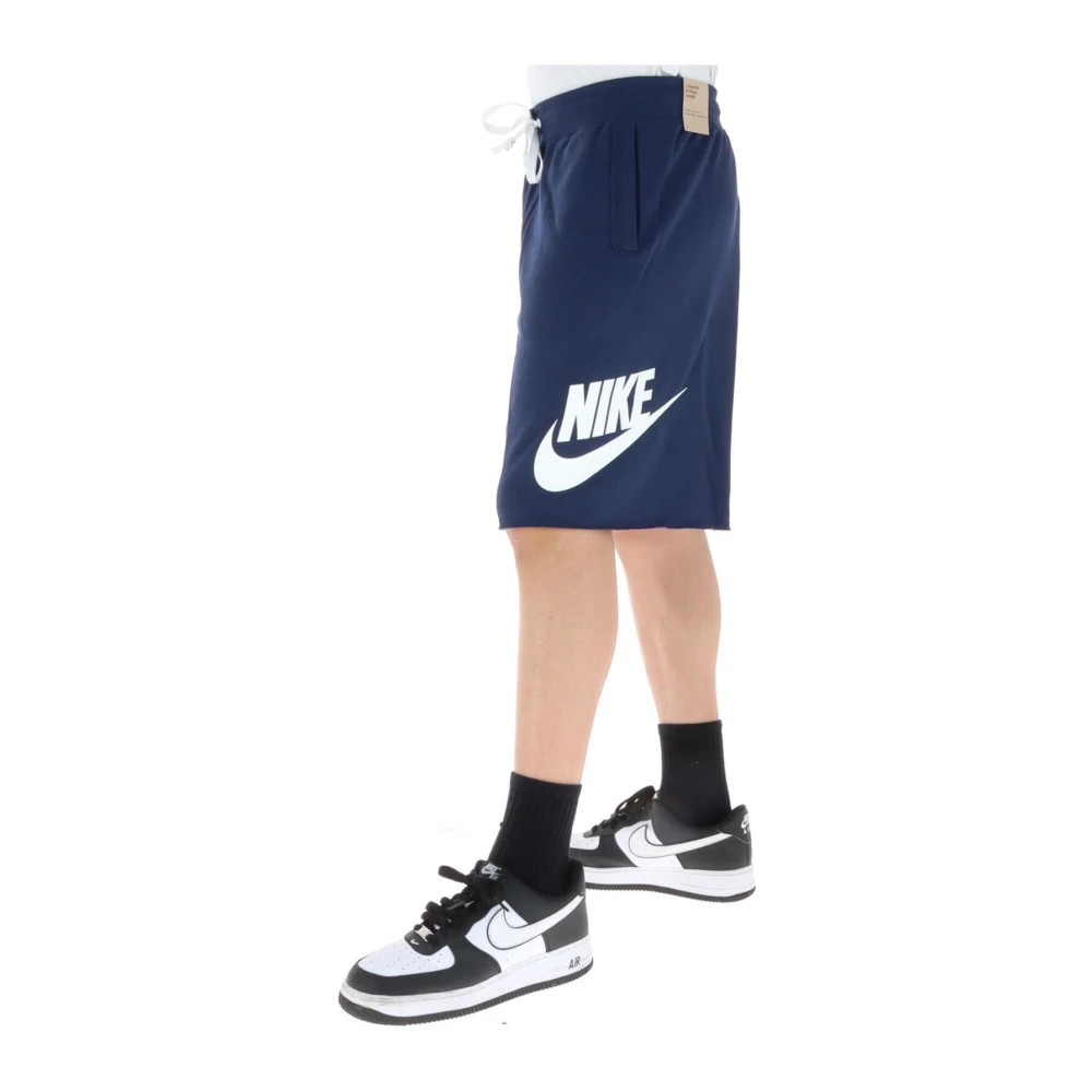 Nike Heren Blauwe Print Shorts Blue Heren