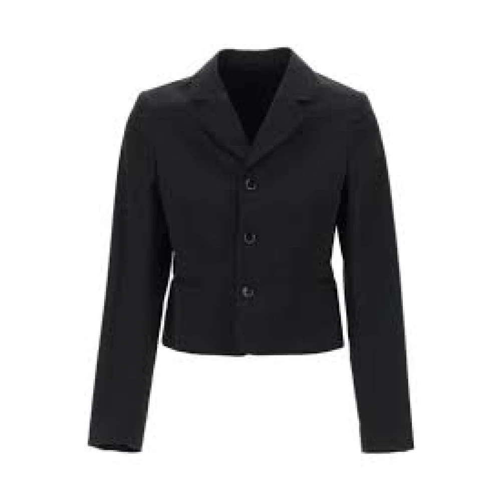 Lemaire Korte jas voor heren Black Dames