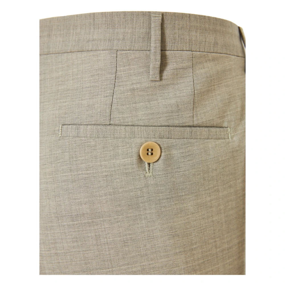 Rota Wollen broek gemaakt in Italië Beige Heren