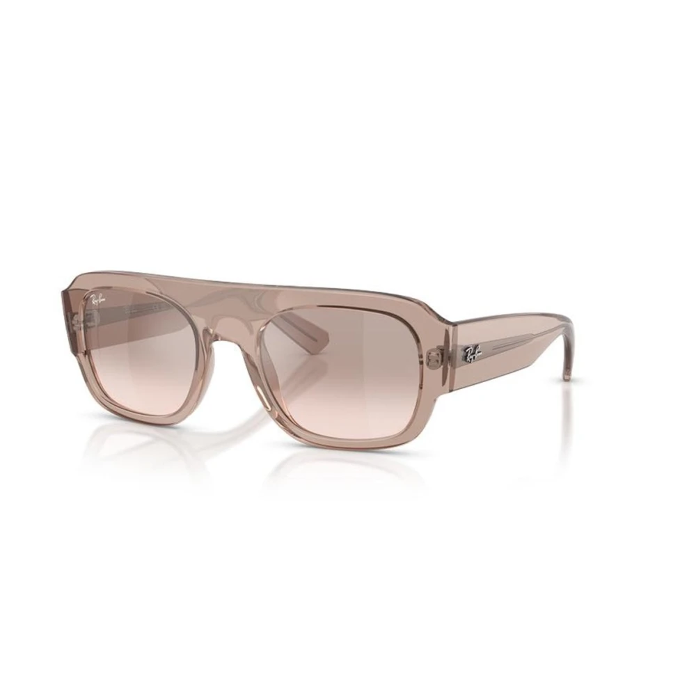 Ray-Ban Sunglasses - Transparent Light Brown Frame Brown Lenses 55-22, RB2218 - Image 4