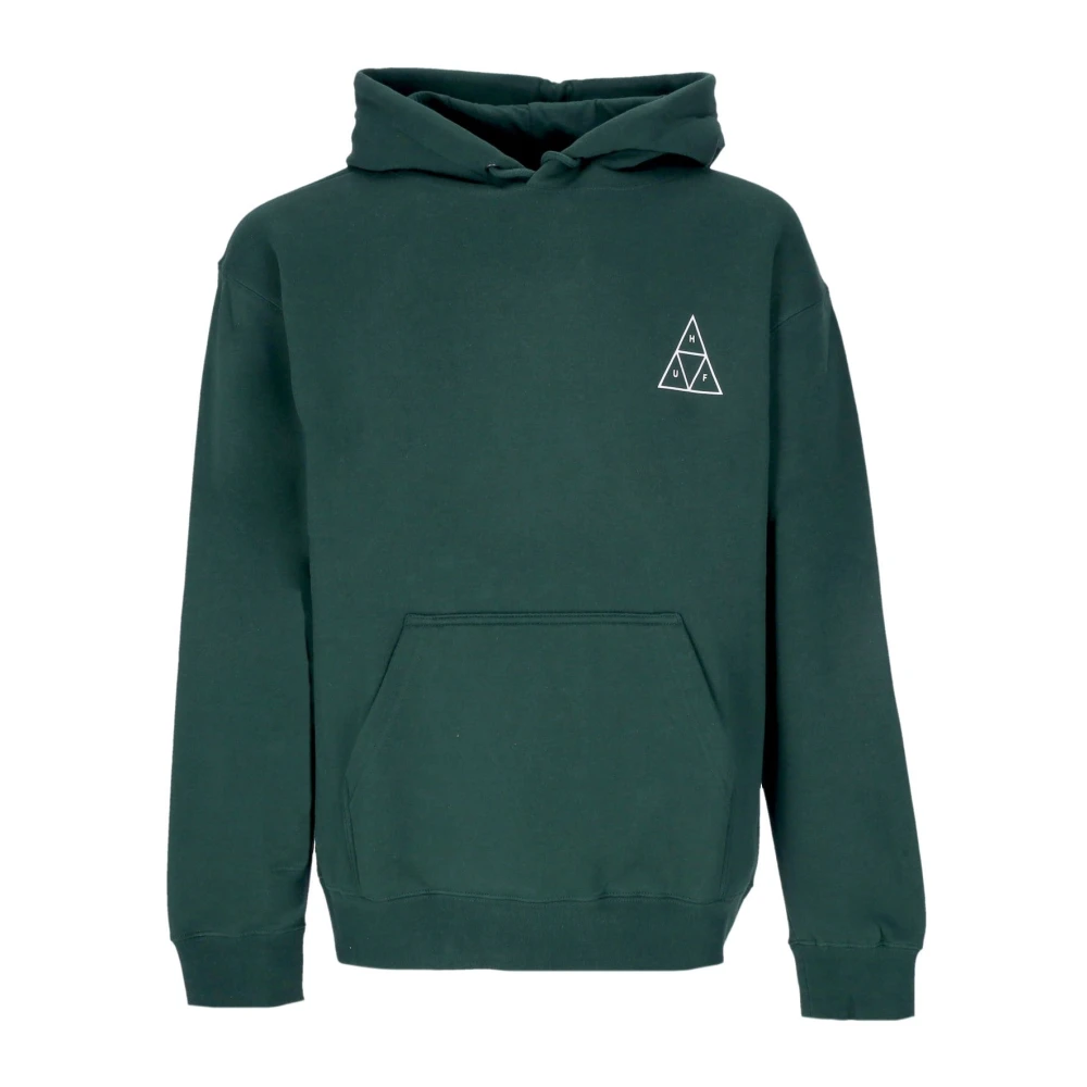 Huf Green Forest Hoodie With Printed Details - Male - Hoodies - Xl - Sweatshirts & Hoodies