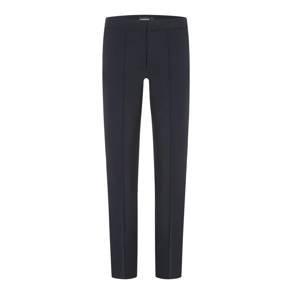 Cambio Women's Black Slim-Fit Trousers