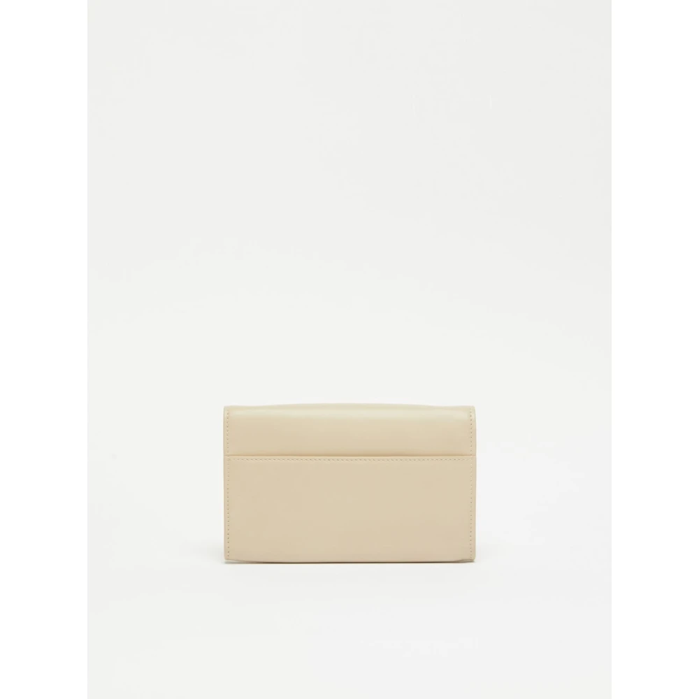 Max Mara Weekend Stijlvolle leren telefoontas Beige Dames