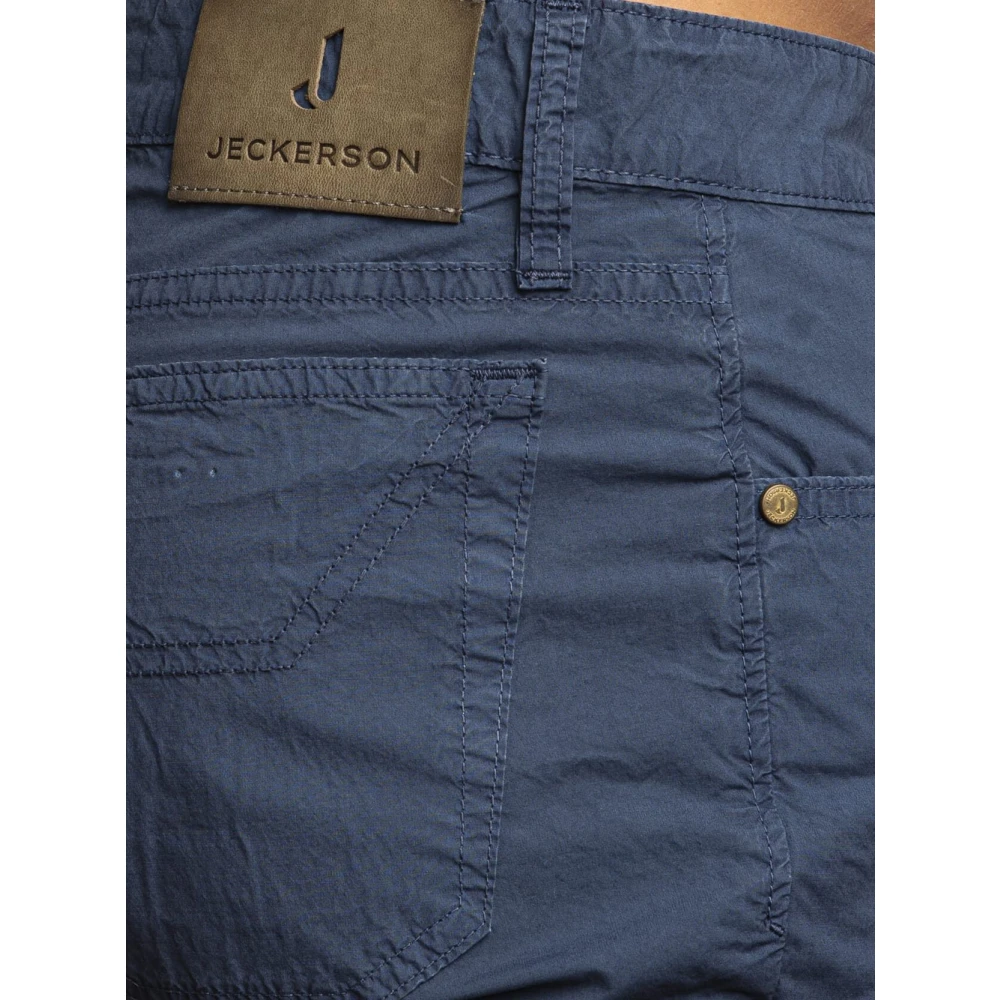 Jeckerson Blauwe Casual Bermuda Shorts Blue Heren