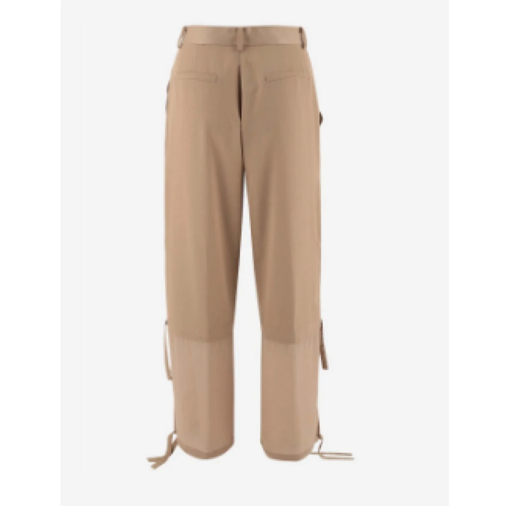 pinko Straight Trousers Brown Dames