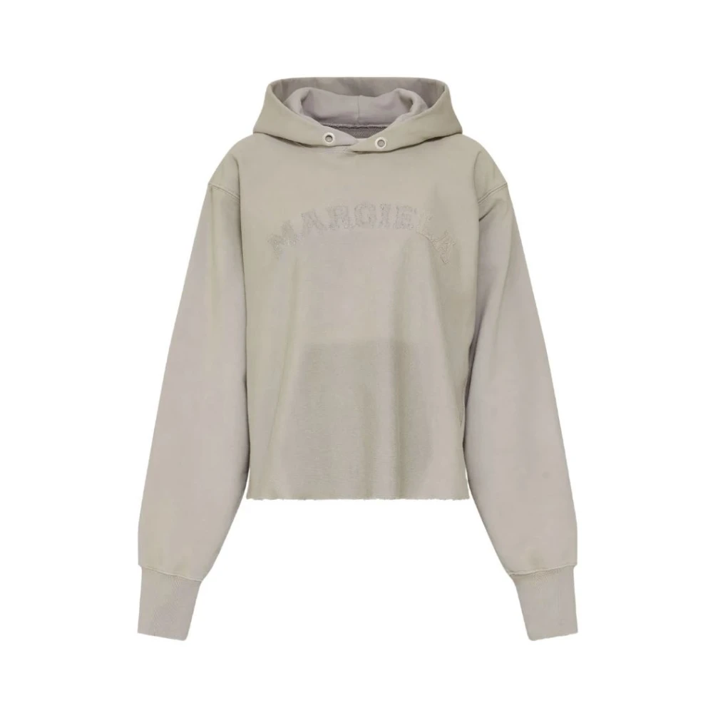 Maison Margiela Women's Gray Signature Sweatshirt - Hoodies - S - Sweatshirts & Hoodies