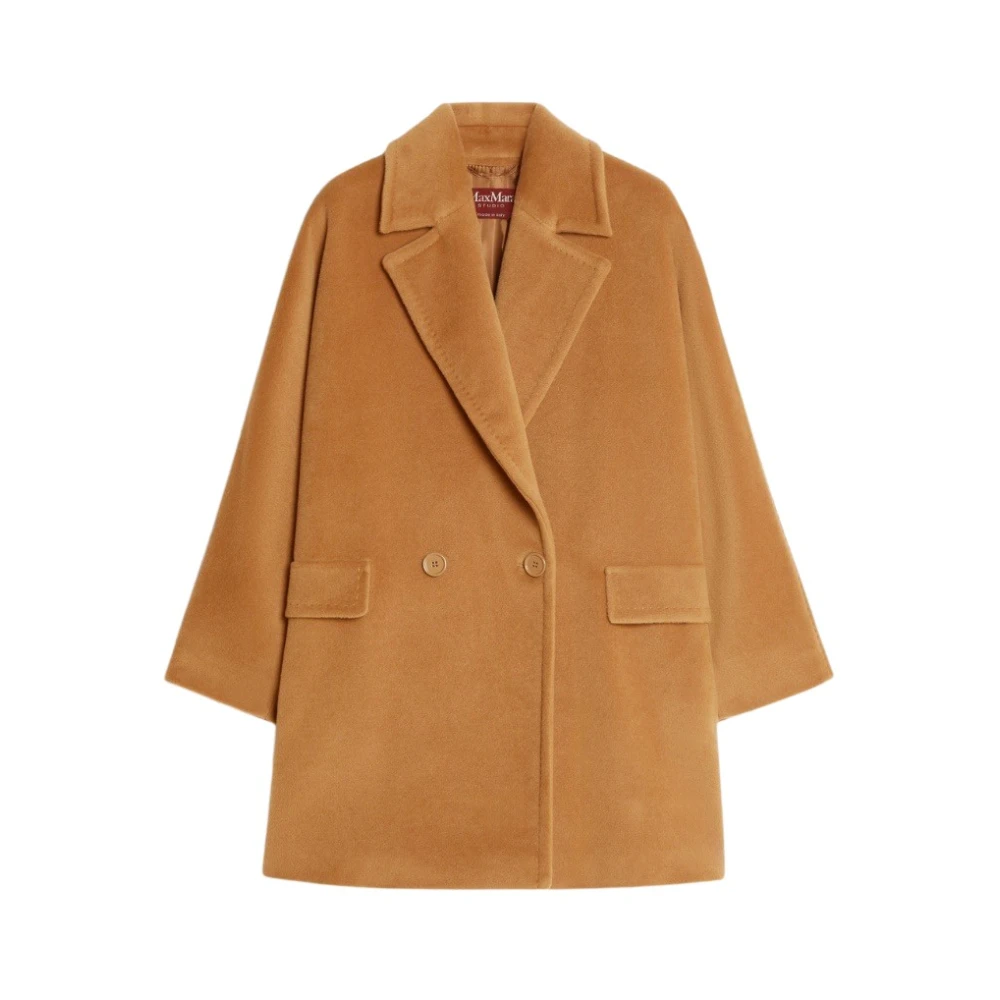Coats > Double-Breasted Coats - - Max Mara Studio - Modalova
