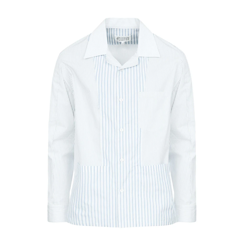 Maison Margiela Stijlvolle Overhemden Collectie Blue Heren