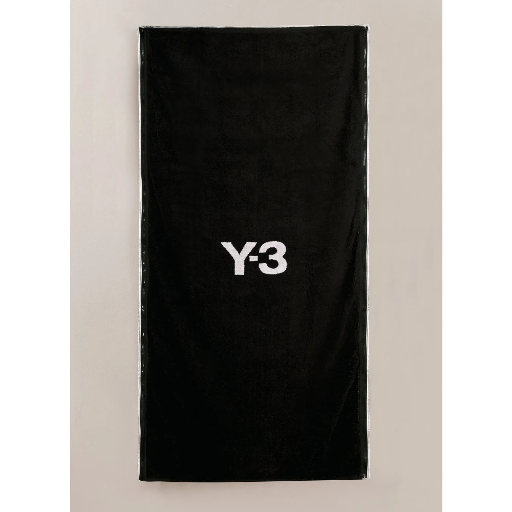 Y-3 Metallic Strandtas met Badstof Voering Gray Dames
