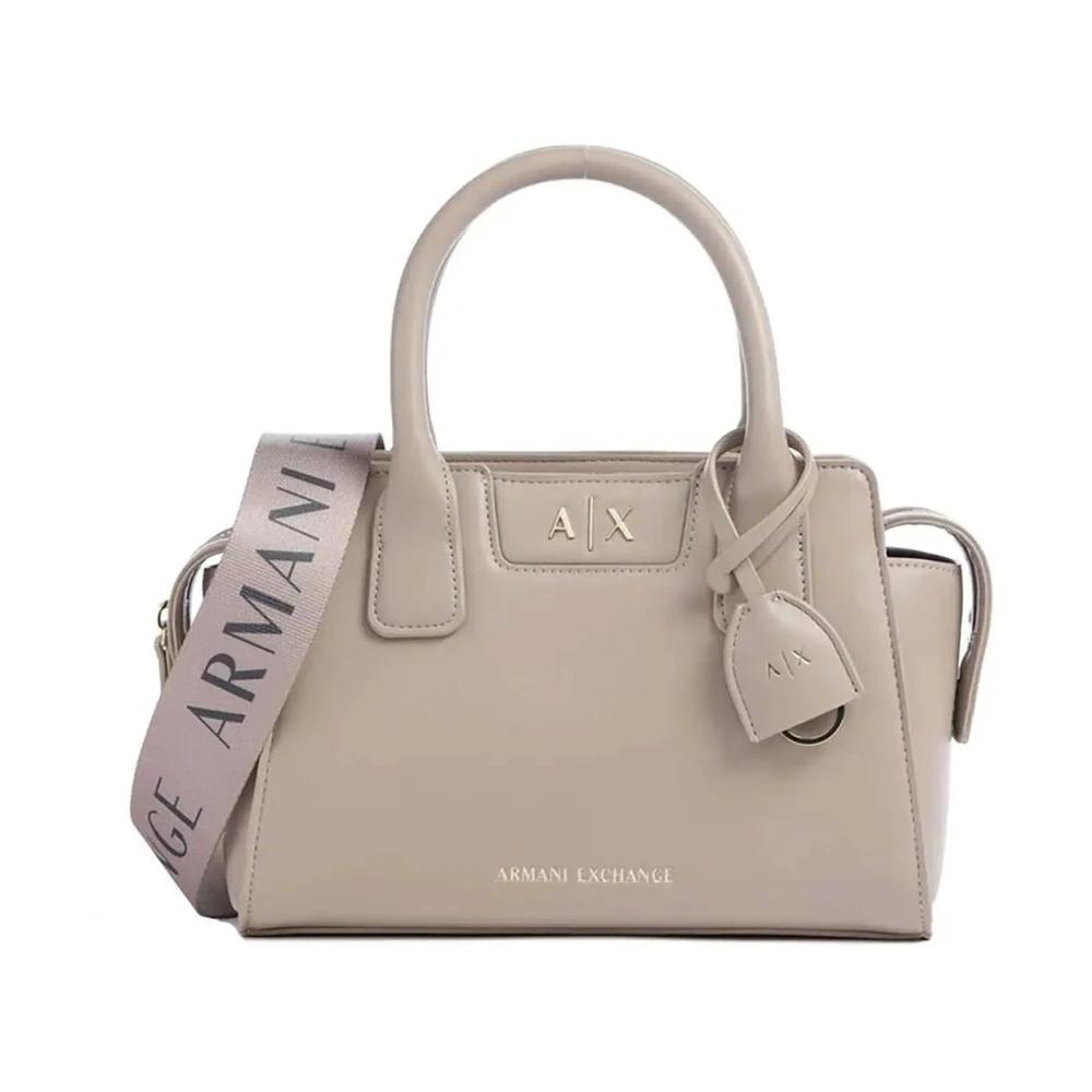 Armani Exchange Women's Beige Amelie S Handbag - Handbags - One Size - Bags