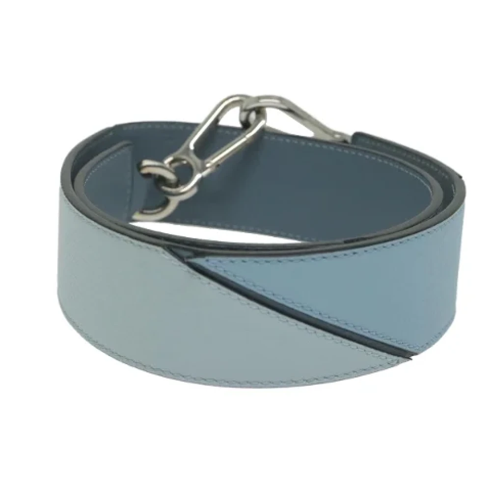 Loewe Pre-owned Leather home-office Blue Dames