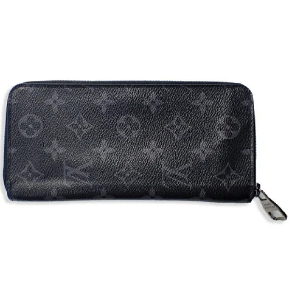 Louis Vuitton Vintage Pre-owned Fabric wallets Black Heren