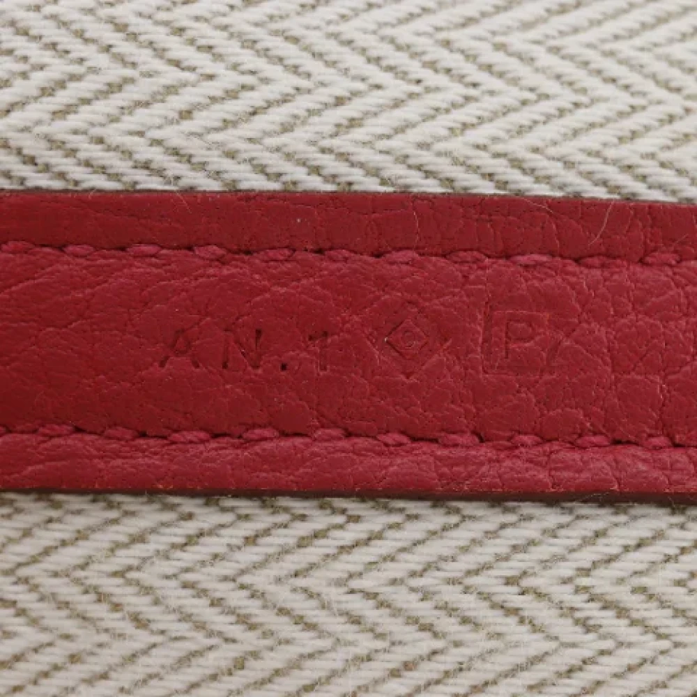 Hermès Vintage Pre-owned Leather handbags Red Dames