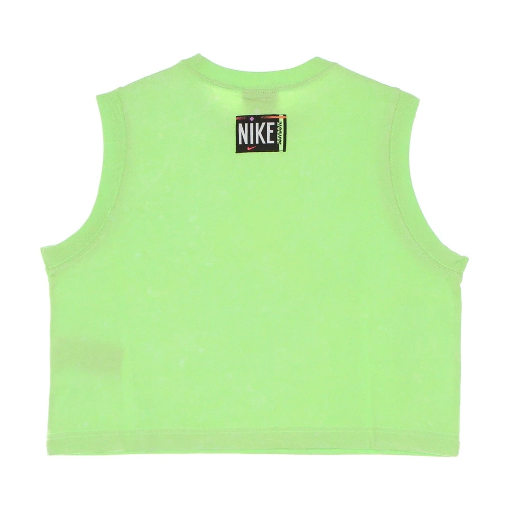 Nike Ghost Green Black Sportswear Tank Top Green Dames