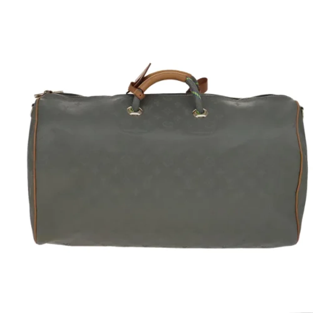 Louis Vuitton Vintage Pre-owned Canvas travel-bags Gray Dames