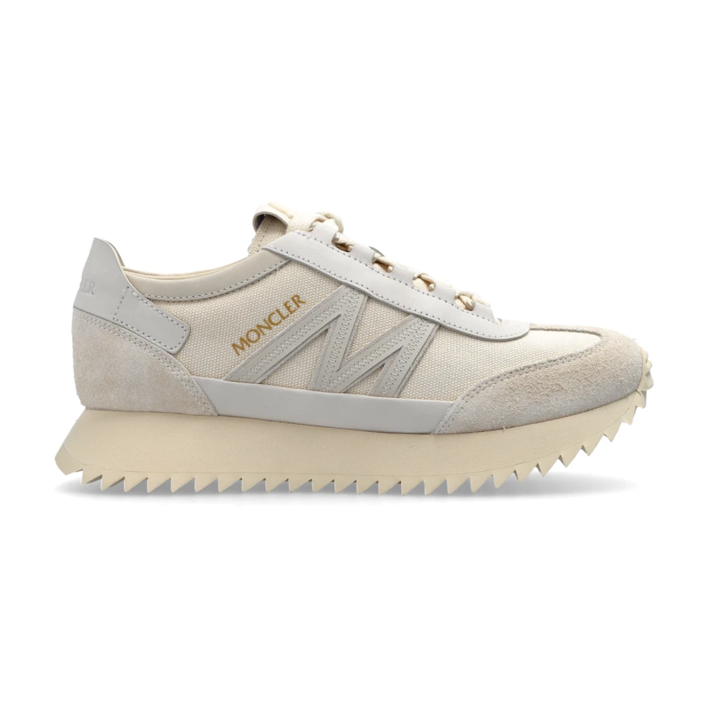Moncler Women's Beige Sneakers, 4 Uk, Pacey2 Trainers