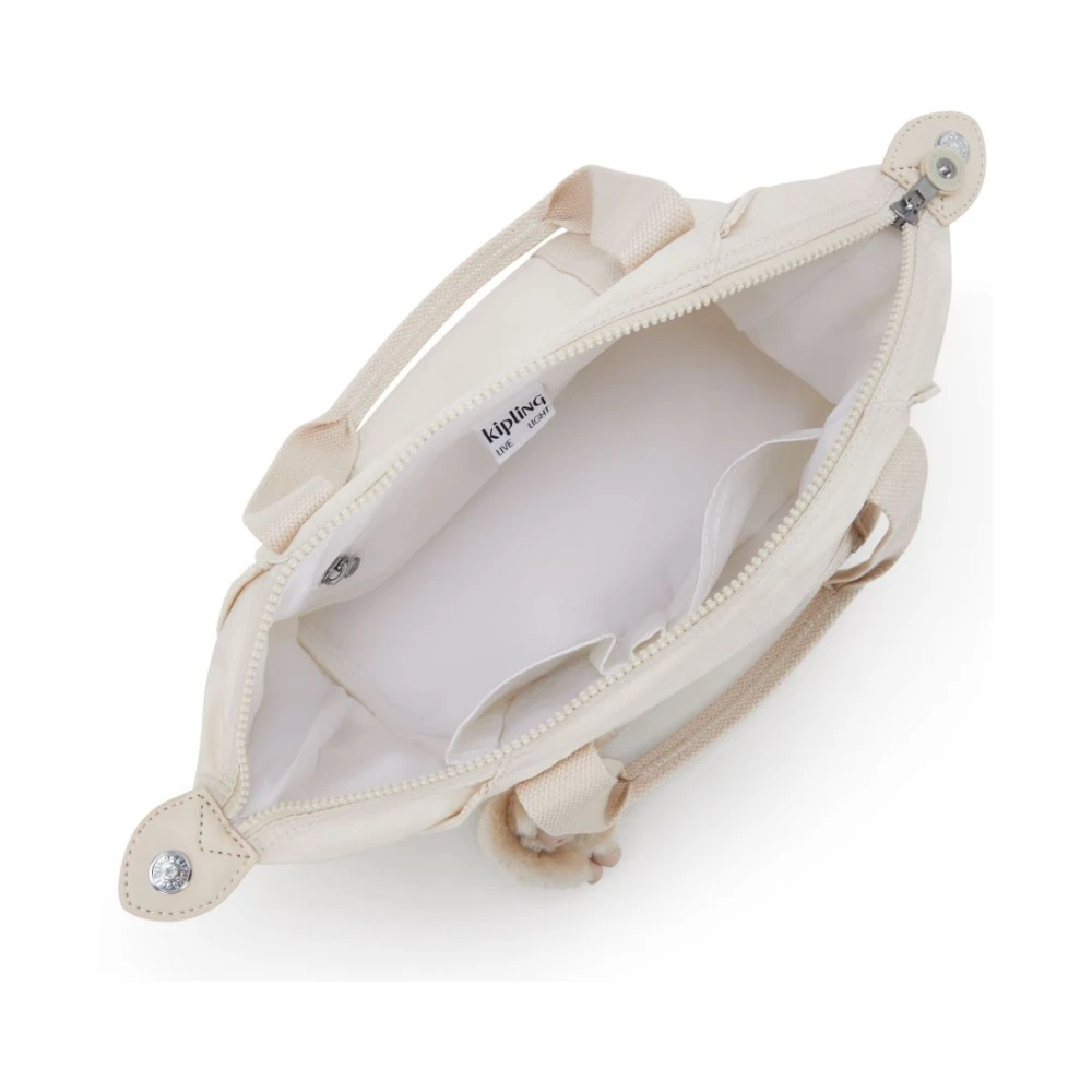 Kipling Veelzijdige Handtas met Verstelbare Hoeken Beige Dames