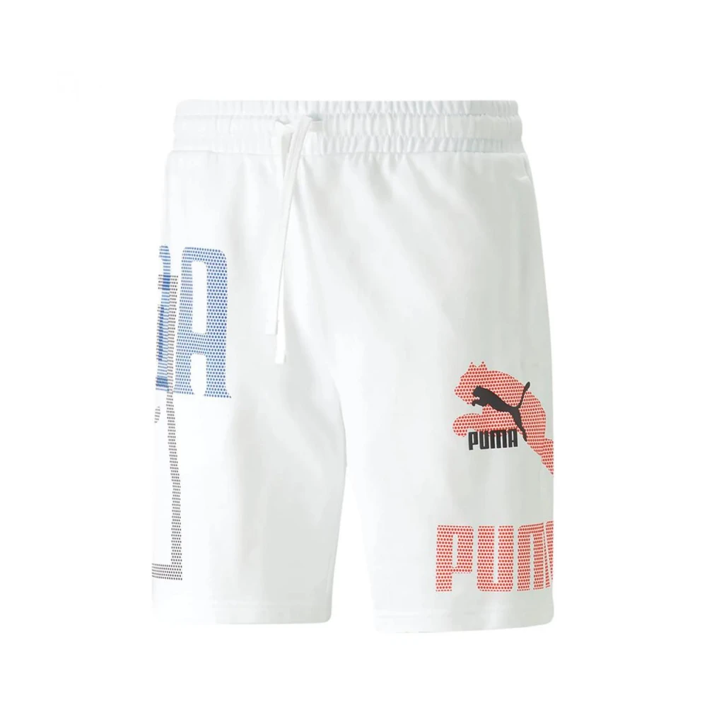 Puma Katoenen Bermuda Shorts Regular Fit White Heren